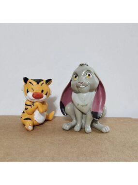 Bundle Disney Action Figure Toys Thumper Rabbit And Rajah Tiger Pet Cake Toppers